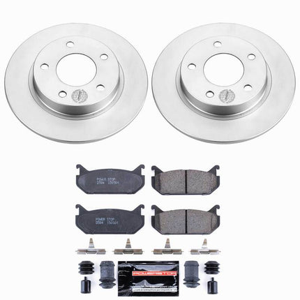 Power Stop 93-97 Ford Probe Rear Z23 Coated Brake Kit