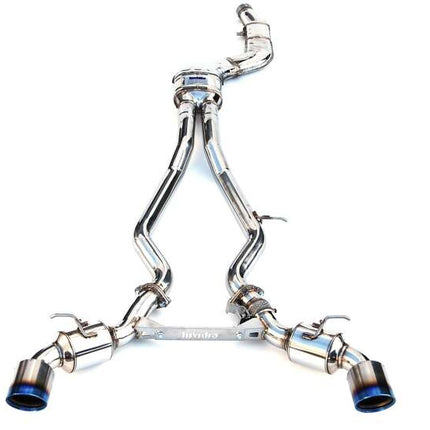 Invidia 2019+ Toyota Supra Dual N1 w/ Valve Rolled Titanium Tip Cat-back Exhaust