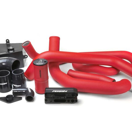 PERRIN 15-21 Subaru STI Front Mount Intercooler Boost Tube Kit - Red