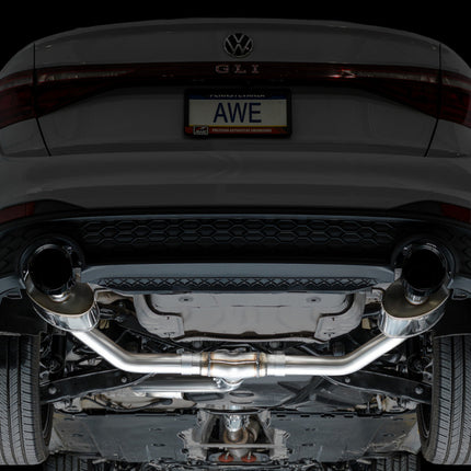 AWE Tuning 22-25 Volkswagen Jetta GLI Touring Edition Exhaust - Diamond Black Tips