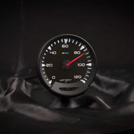 GReddy Sirius Meter - Water Temp 0/120 (Deg.C) 74mm Analog Gauge (w/Water Temp Sensor & Harness Set)