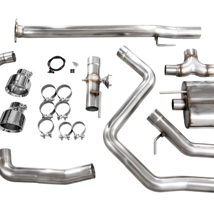 AWE Tuning 22-26 Hyundai Elantra N SwitchPath Cat-Back Exhaust - Chrome Silver Tips