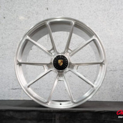 Vossen X Champion RS92 22X10.5 / ET30 / 5X130 / Brushed Gloss Clear Wheel / Macan - Front