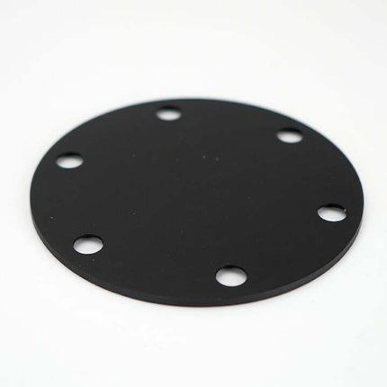 NRG Horn Delete Plate Laser Logo - Black