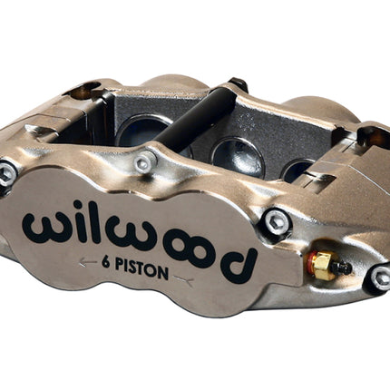 Wilwood Caliper-Narrow Superlite 6R-RH - Nickel 1.62/1.12/1.12in Pistons 1.25in Disc