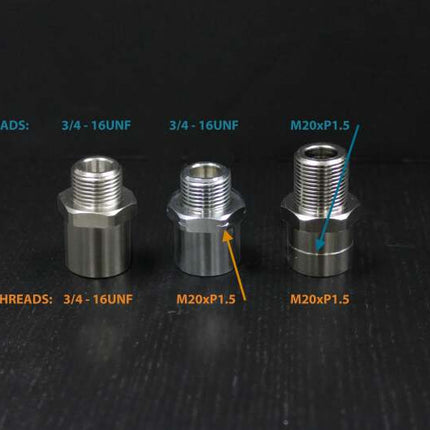 GReddy O/C ADAPTER TYPE-E ENG: 3/4-16UNF FILT: 3/4-16UNF 12AN