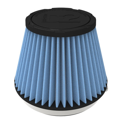 aFe POWER Universal Clamp-On Air Filter w/ D2 Dura-Dry Media - 5.5in F x 7in B x 4.75in T x 5in H