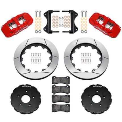 Wilwood kit front AERO6 C7 vette 2014-UP 14.00 rotor GT red