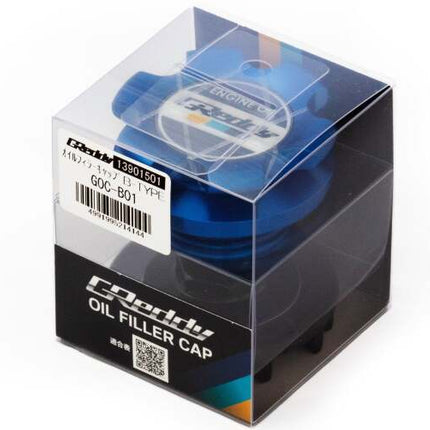 GReddy Type-B Oil Filler Cap Mazda M35-P4.0 - Blue