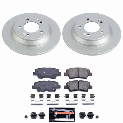 Power Stop 22-23 Hyundai Kona Rear Z23 Coated Brake Kit
