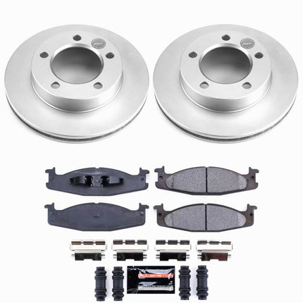 Power Stop 94-96 Ford Bronco Front Z23 Coated Brake Kit