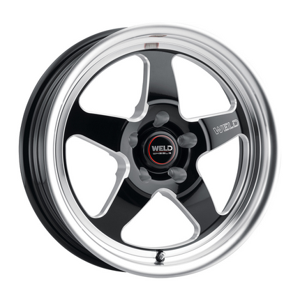 Weld S155 18X12 Ventura Drag 5X120.65 ET55 BS8.7 Gloss Black MIL Dia 78.1