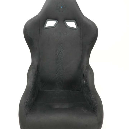 NRG FRP Bucket Seat - Echelon Light Weight - Black Stitching w/ NRG Arrow Embroidery - Large