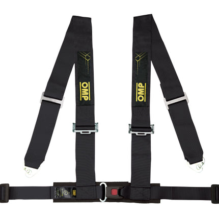 OMP 4 POINTS ECE HARNESS - RACING 4M ECE 2208 RED