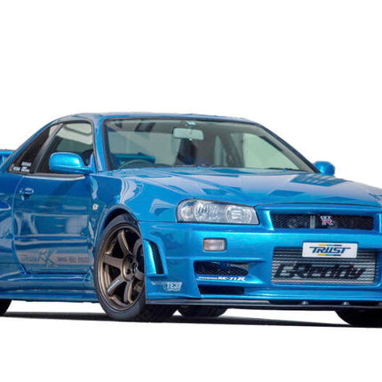 GReddy 99-02 Nissan Skyline GT-R BNR34 Aluminum Radiator TW-R