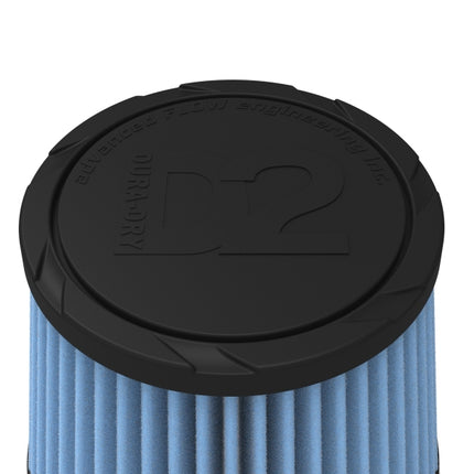 aFe POWER Universal Clamp-On Air Filter w/ D2 Dura-Dry Media - 4.5in F x 6in B x 4.75in T x 5in H