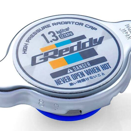 GReddy Type-S 1.3 Radiator Cap Most Nissan / Subaru / Mazda / Mitsubishi / Some Toyota - Brushed