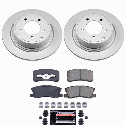 Power Stop 11-14 Chrysler 200 Rear Z23 Coated Brake Kit