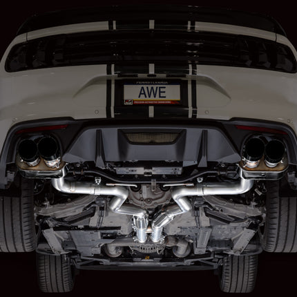 AWE Tuning 18-23 S550 Mustang GT SwitchPath Exhaust - Diamond Black Tips