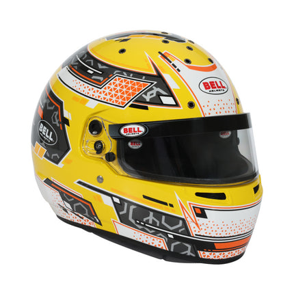 Bell Helmet Rs7-K Stamina Anthracite/Yellow Lrg (60-61) Fia8878-2024/K2025