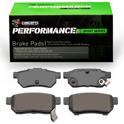 R1 85-14 Honda Civic Del Sol Rear Performance Sport Brake Pads