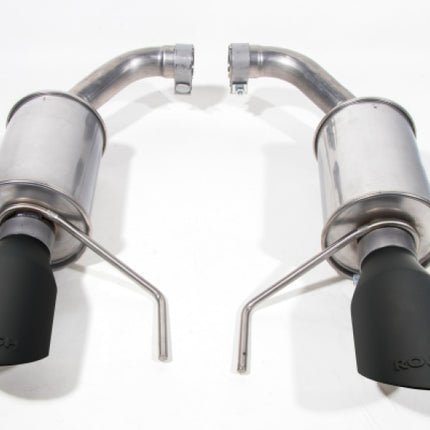 Roush 15-26 Mustang V6 / EcoBoost Black Tip Axle Back Exhaust