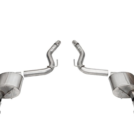 Corsa 2024 Ford Mustang GT Coupe 3in Sport Axle-Back Exhaust - 4.5in Carbon Fiber Tips