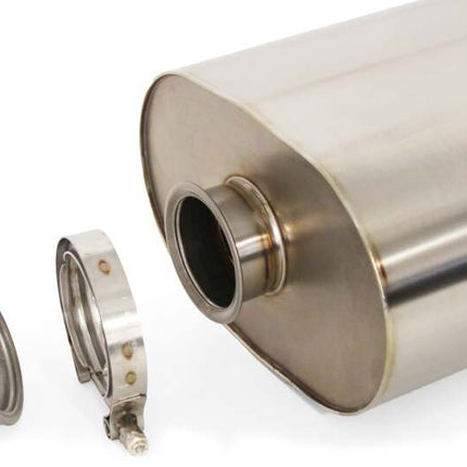 GReddy - Universal Titanium Oval Muffler 2.5in ID Muffler Inlet