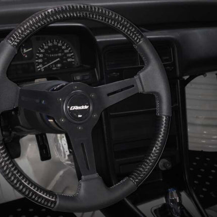 GReddy Sports Steering Wheel - Carbon