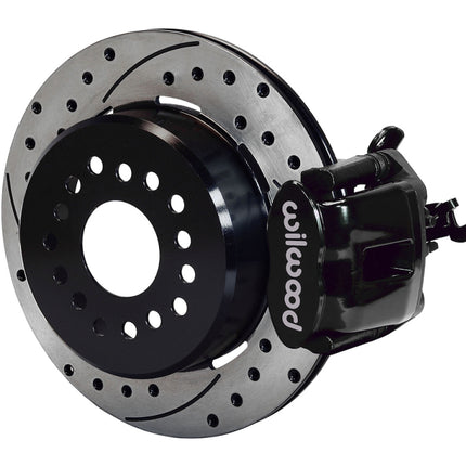 Wilwood Combination Parking Brake Rear Kit 12.19in Dia 0.81in Rotor Thickness - Black Drilled