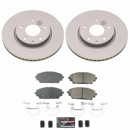 Power Stop 19-25 Mazda 3 Front Z23 Coated Brake Kit
