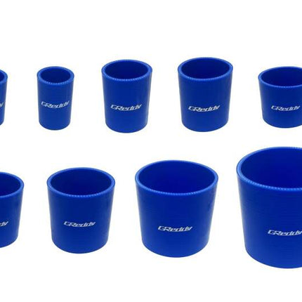 GReddy 70mm x 70mm Silicone Straight Hose - Blue