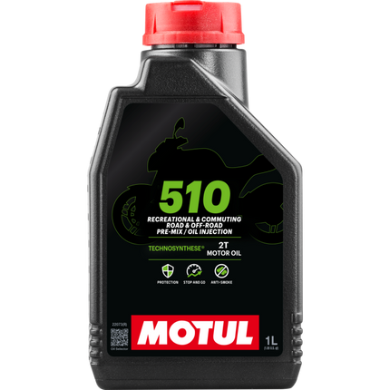 Motul 510 2T Pre-Mix Oil Injection 12X1L