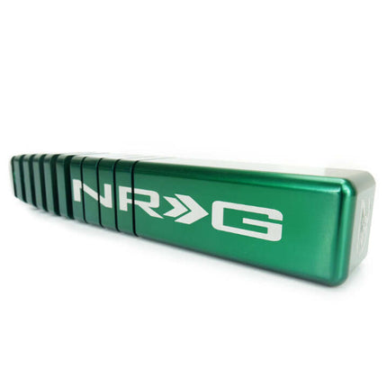 NRG Shift Knob - 20 Year Anniversary Weighted Square Heat Sink Tall - Green