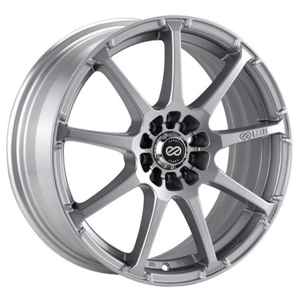 Enkei EDR9 17x8 5x100/114.3 38mm Offset 72.6 Bore Diameter - Silver Wheel