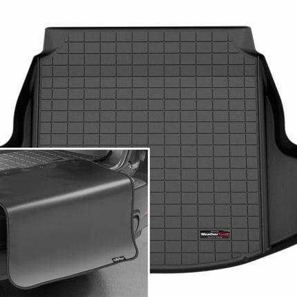 WeatherTech 23-25 Toyota Corolla Hybrid Behind 3rd Row Cargo Liner w/Bumper Protector - Black