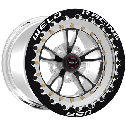 Weld Full Throttle 1-Piece 15x10 / 5x120 / 7.5in. BS Black Wheel - SBL MT