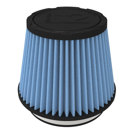 aFe POWER Universal Clamp-On Air Filter w/ D2 Dura-Dry Media - 5in F x 6.5in B x 4.75in T x 5in H