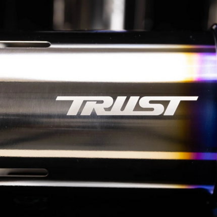 GReddy PE-TR Rolled Tip-Burnt-Ti L 160mm x 115mm