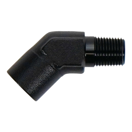 DeatschWerks 1/8in NPT Female to 1/8in NPT Male 45-Degree Fitting