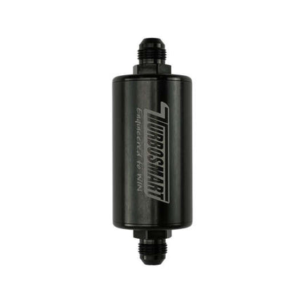 Turbosmart 10um 8AN Inline Fuel Filter - Black