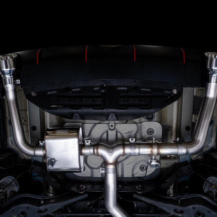 AWE Tuning 22-26 Hyundai Elantra N SwitchPath Cat-Back Exhaust - Chrome Silver Tips