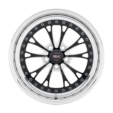Weld Vitesse 17x5 / 5x4.75 BP / 2.2in. BS Black Wheel - High Pad