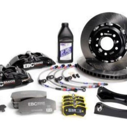 EBC Racing Ford Focus ST MK4 Black Apollo-4 Calipers 355mm Rotors Front Big Brake Kit