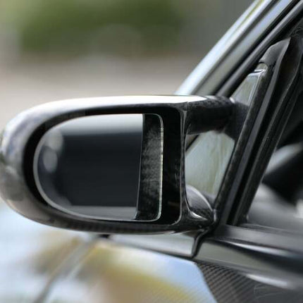 GReddy Nissan R34 Skyline Garage Active Group A Type Dry Carbon Side Mirrors - Set