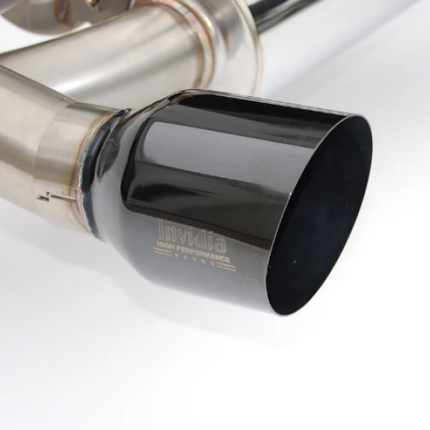 Invidia 2022+ Nissan Z 70mm Gemini Cat Back Exhaust - Single Layer Black Tip