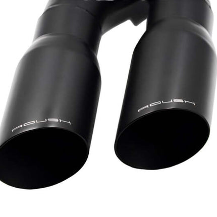 Roush 21-24 Ford F-150 5.0L 4in Black Exhaust Y Tip Kit