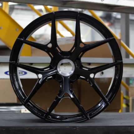 Vossen Forged S21-01 - 21X12 - ET58 - Centerlock - Gloss Black Wheel - 992 Turbo S Fitment (Rear)