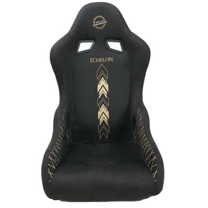 NRG FRP Bucket Seat - Echelon Light Weight - Gold Stitching - Large