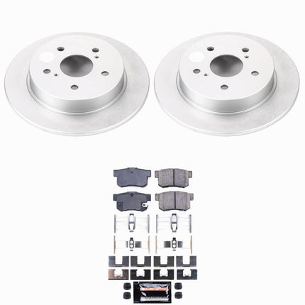 Power Stop 07-13 Suzuki SX4 Rear Z23 Coated Brake Kit